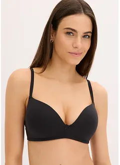 Push-up podprsenka bez kostic, s obsahem bavlny (2 ks v balení), bonprix