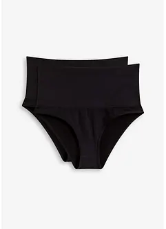 Bezešvé stahovací kalhotky se středním tvarujícím efektem (2 ks v balení), bonprix