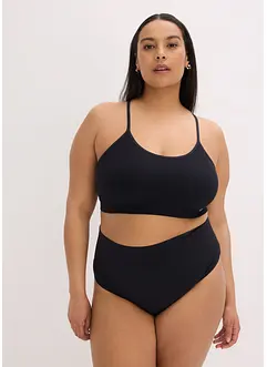 Bezešvý podprsenkový top Feel Comfort, s vykrojenými zády, bonprix