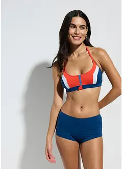 Bikiny s ramínkem kolem krku a zipem (2dílná souprava), bonprix