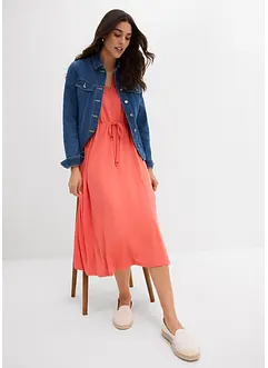 Žerzejové šaty ze splývavé směsi s viskózou, bonprix