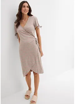 Zavinovací šaty ze splývavé směsi viskózy s elastanem, bonprix