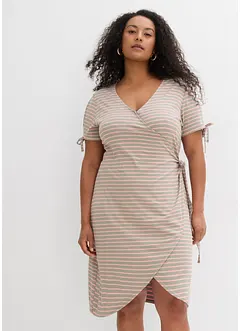 Zavinovací šaty ze splývavé směsi viskózy s elastanem, bonprix