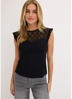 Top s krajkou, bonprix
