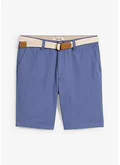 Strečové bermudy s páskem, Regular Fit, bonprix
