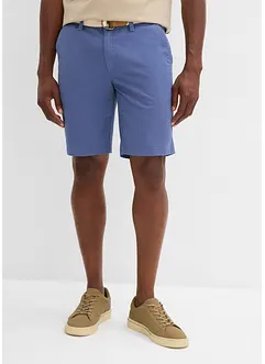 Strečové bermudy s páskem, Regular Fit, bonprix