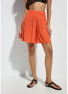 Plážové šortky ze splývavé viskózy, bonprix
