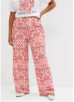 Kalhoty bez zapínání, ze strukturovaného krepu, bonprix