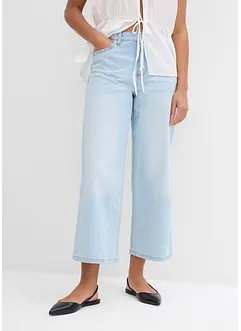 Baggy džíny Mid Waist Super Soft, zkrácené, bonprix