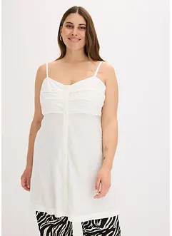 Dlouhá halenka ze splývavé viskózy, bonprix