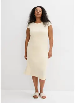 Midi šaty ze vzhledem pleteniny, bonprix