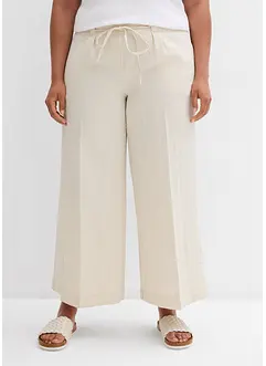 Culotte kalhoty ze splývavé viskózové směsi, bonprix
