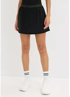 Velmi lehká sportovní sukně s integrovanými šortkami, bonprix