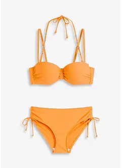 Balkonetové bikiny (2dílná souprava), s dalším ramínkem za krk, bonprix