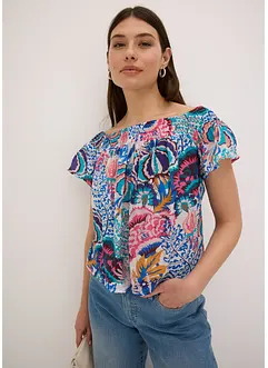 Halenka Carmen z lehké směsi s viskózou, bonprix