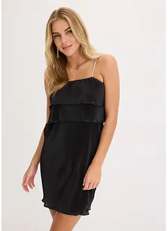 Žerzejové šaty s plisováním, bonprix