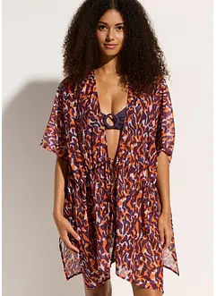 Plážové kimono s vázačkou, bonprix