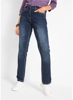 Straight džíny Mid Waist, se strečem, bonprix