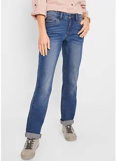Strečové Straight džíny Mid Waist, bonprix