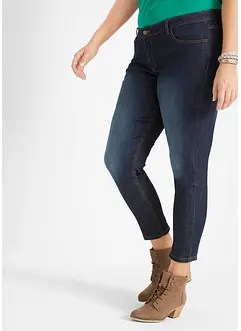 Cropped džíny Slim Fit Mid Waist, bonprix