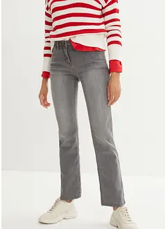 Strečové džíny Mid Waist, Straight, bonprix