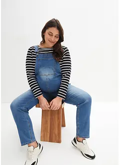 Těhotenské džíny s laclem Straight Leg, bonprix