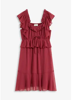 Šifonové šaty s áčkovou linií, bonprix