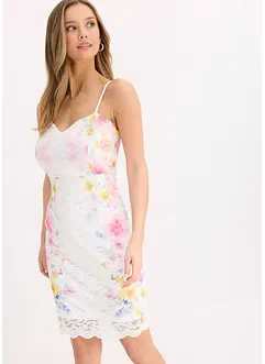 Krajkové šaty na ramínka, bonprix