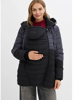 Vatovaná těhotenská/nosicí bunda 3 v 1, bonprix