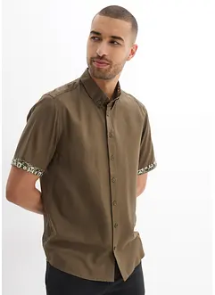 Košile s krátkým rukávem, Slim Fit, z viskózy, bonprix