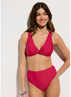 Bikinový podprsenkový top s ozdobným přetočením, bonprix