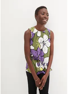 Halenkový top z viskózy, bonprix