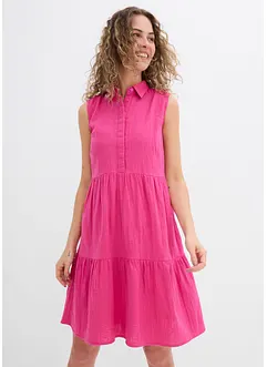 Tunikové šaty ze vzdušného mušelínu, bonprix