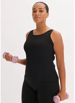 Bezešvý dlouhý top z žebrovaného materiálu, bonprix