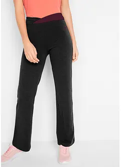 Bavlněné sportovní kalhoty, Bootcut (2 ks v balení), bonprix