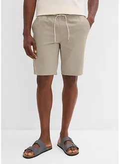 Bermudy bez zapínání, z čisté bavlny, Regular Fit, bonprix