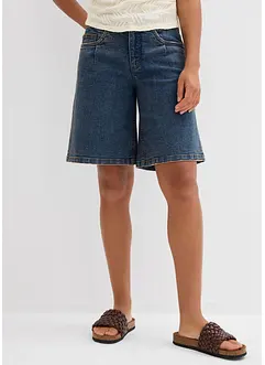 Džínové bermudy, Mid Waist, bonprix