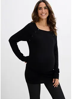 Těhotenský/kojicí svetr 2v1, z jemné pleteniny, bonprix