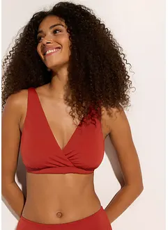 Bikinový top s výstřihem do V, bonprix
