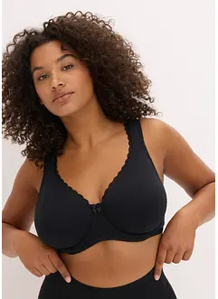 Zmenšovací hladká podprsenka s kosticemi a organickou bavlnou (2 ks v balení), bonprix