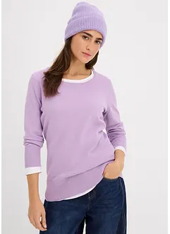 Základní svetr s recyklovanou bavlnou, bonprix