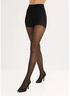 Punčochové kalhoty s puntíky (30 DEN), bonprix