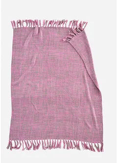 Kvalitní hebká deka s třásněmi, bonprix