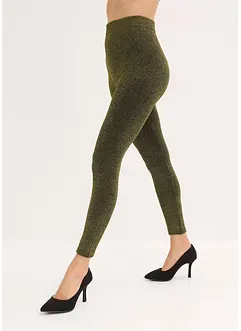 Termo legíny ze třpytivé příze, bonprix