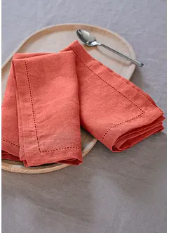 Lněné ubrousky (2 ks v balení), bonprix