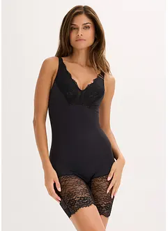 Stahovací body s nohavičkou, střední tvarující efekt, bonprix