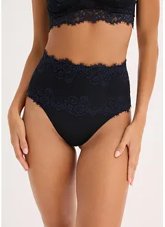 Stahovací tanga s krajkou, střední tvarující efekt, bonprix