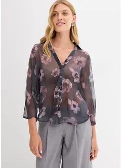 Oversize halenka ze vzdušného šifonu, bonprix