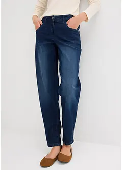Džíny Barrel, Mid Waist, bonprix