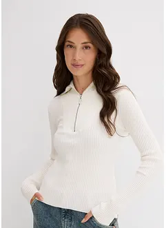 Žebrované triko z měkké viskózové směsi, bonprix